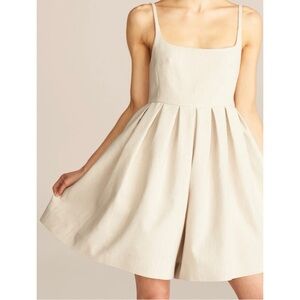 Rebecca Taylor Linen Romper Color Rye Size 2